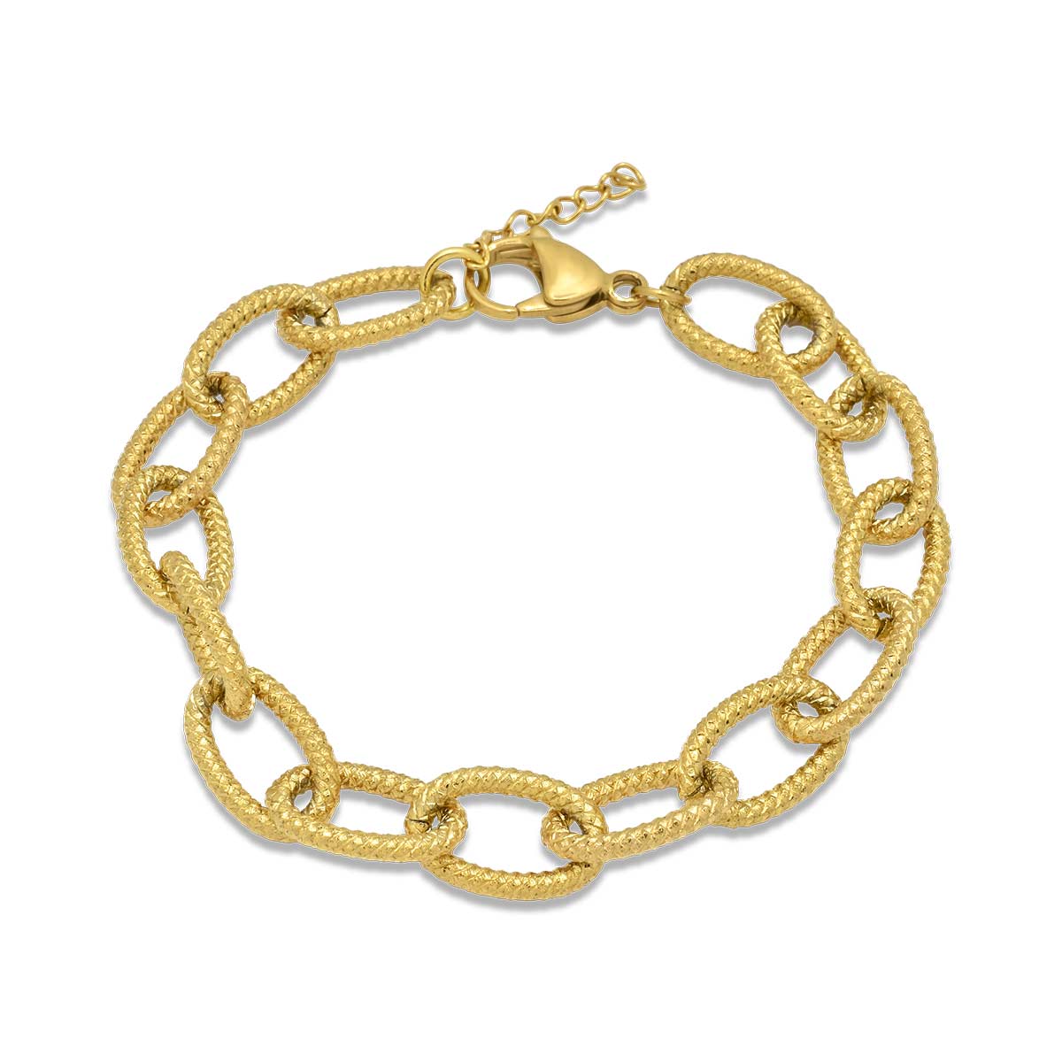 Malibu Gold Bracelet 9MM Βραχιόλι από ανοξείδωτο ατσάλι 316L